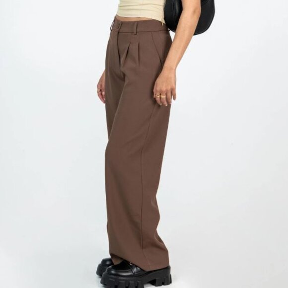 Princess Polly Petite Archer Pants Size 8, Brown - Picture 3 of 3